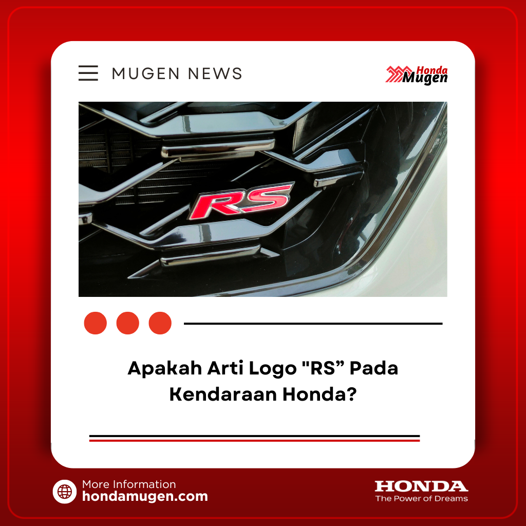 Apakah Arti Logo “RS” Pada Kendaraan Honda?